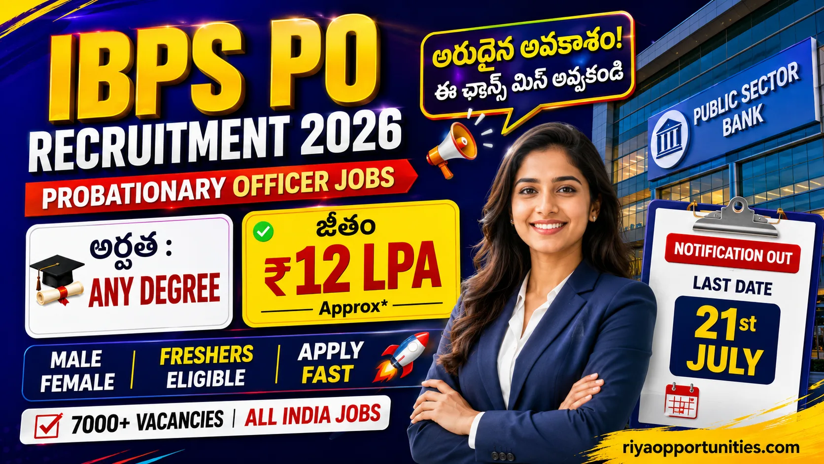 IBPS PO JOBS 2026